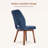 Dining Chairs Set Of 2 – Modern Upholstered Kitchen Chairs (sillas De Comedor) With Unique Cutout High Back & Wood Legs, Farmhouse Dinner Chair For Kitchen, Dining Room, Or Living Room, Beige-410836247-395921054