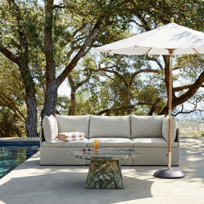 Irene Outdoor Modular Sofa Set Foldable & Portable Patio Sofa With Removable Cushions