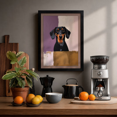 Alert Gaze Modern - Framed Print