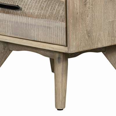 Table de chevet 2 tiroirs Baly Acacia