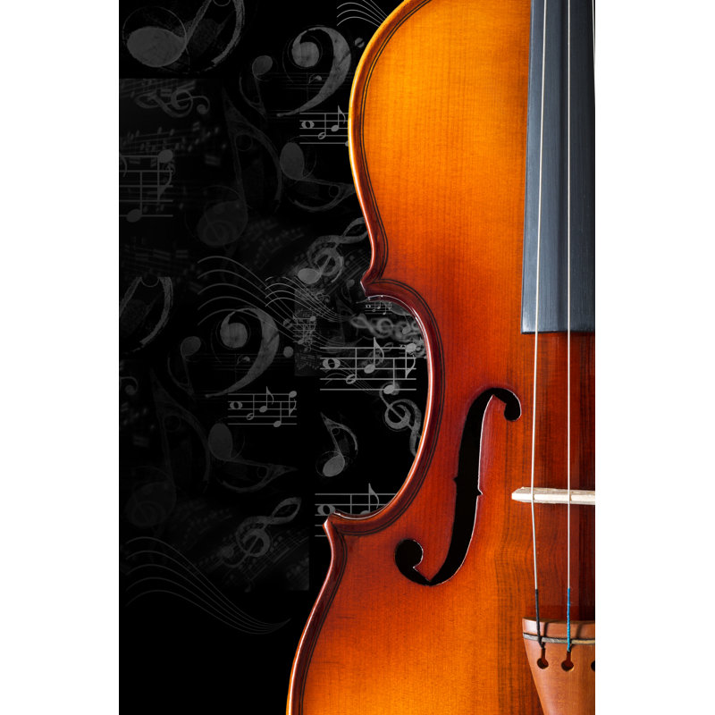 «Classical Violin» par Yanyong - impression sur toile tendue, H 18 po x l 12 po