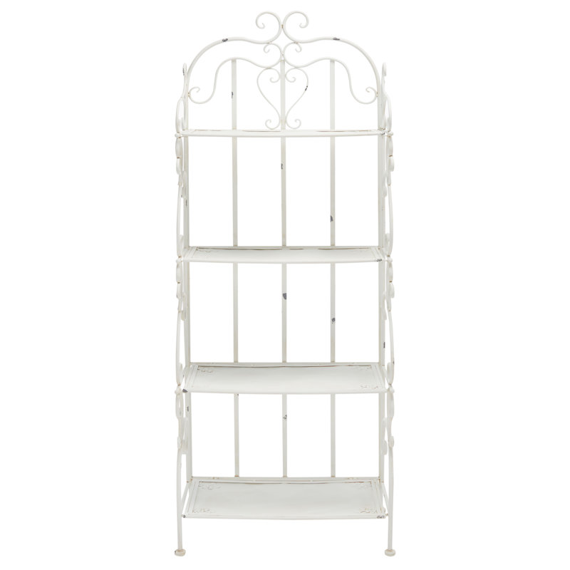 Support pour plante Angellyn, Blanc antique