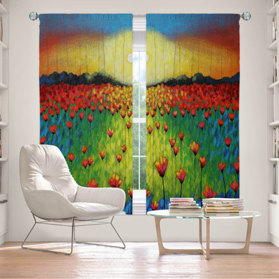 Delaughter Room Darkening Curtain Pair