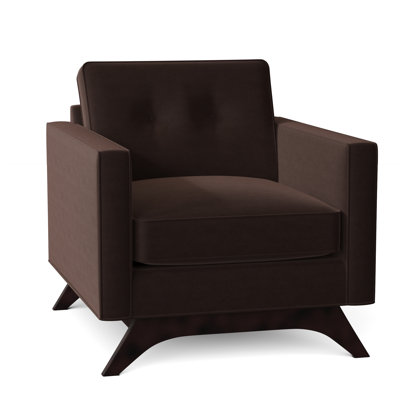 Fauteuil capitonné de 34 po de largeur Flinn