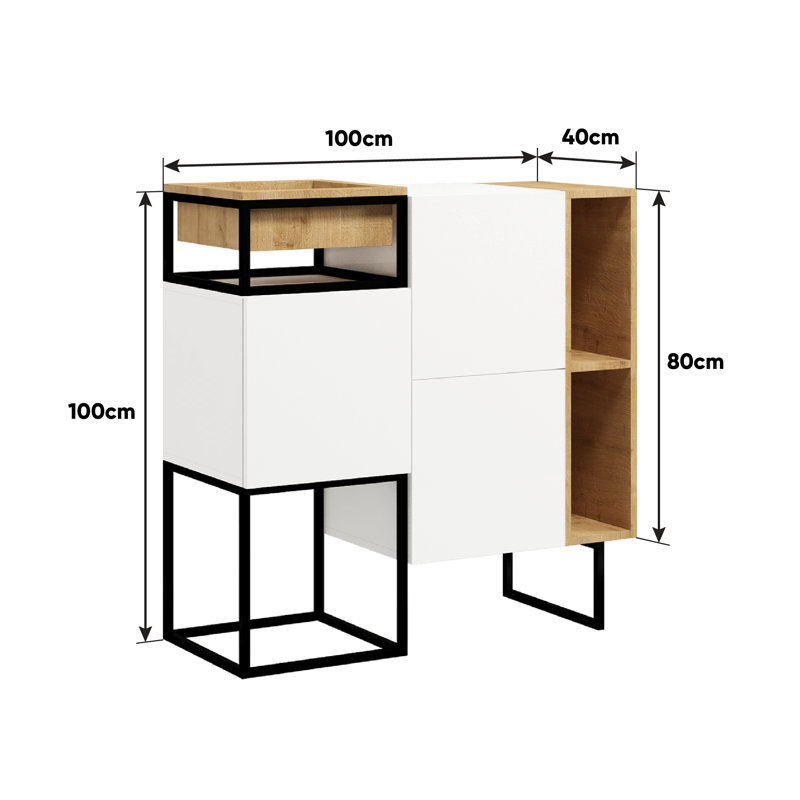Harlo 100cm W Chest of Drawers