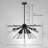 Tyshai 33.8" W 10-Light Sputnik Sphere Chandelier with Sloped Ceiling Adapter -1535703439