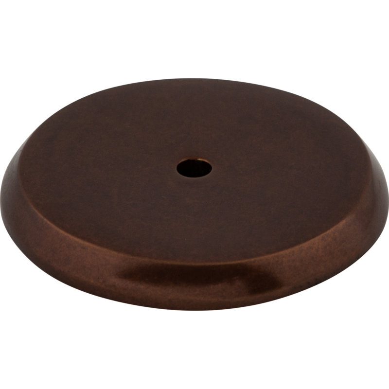 Aspen Round  Backplate, 1.75" H x 1.75" W x 0.19" D, Mahogany Bronze