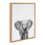 «Baby Elephant BW» par Simon Te, reproduction d'art sur toile encadrée-216049453