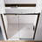 44"-48"W X 74"H Single Sliding Semi-Frameless Shower Door With Clear Glass-108225256