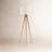 Cas 60.25'' Natural Oak Veneer Tripod Floor Lamp