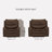 6-Piece, 2 Power Recliners Faux Leather Reclining Oversized Sectional with Wireless Charging & Reading Light, Power Headrest-2030284346