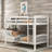 Jahkim Kids Twin Over Twin Bunk Bed-1078442735