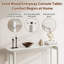 Console Adryell en bois massif minimaliste, table d'entrée moderne pour le couloir et le salon-1238188759-1238188758