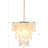 Layered Capiz Chandelier