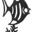 ANGEL FISH Iron Ornament 37cm-92166216