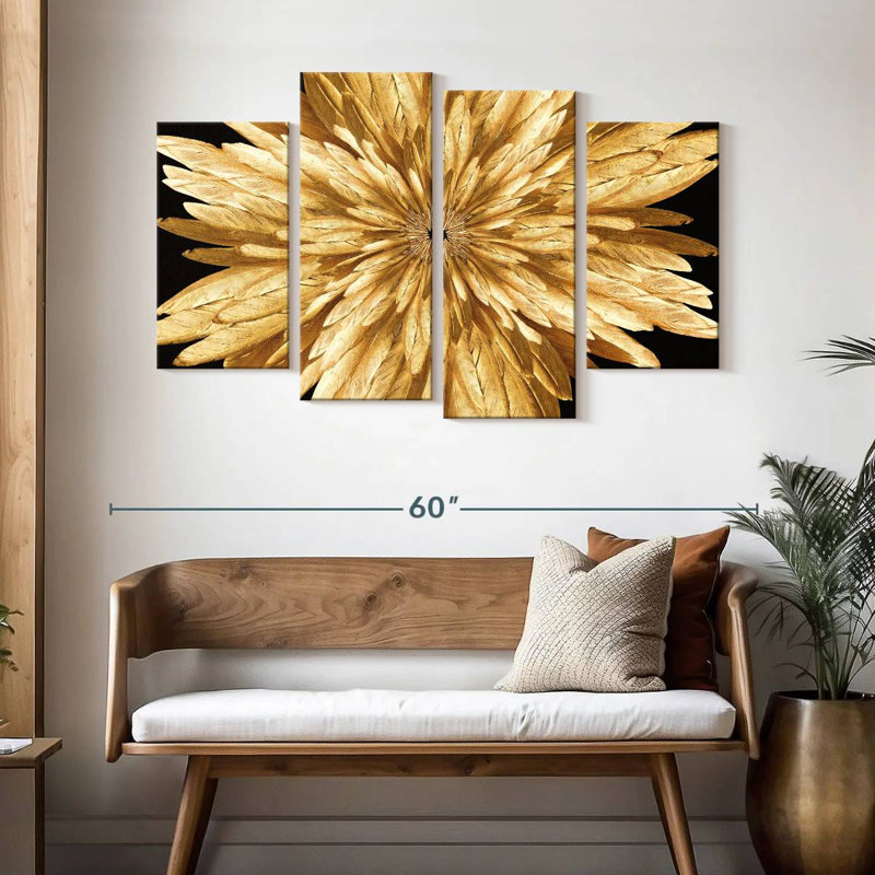 Kerner Gold Feathers Florette