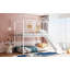 Lit simple superposé en métal avec glissade - Robuste Aucun sommier tapissier requis, 3 couleurs disponibles-976666305