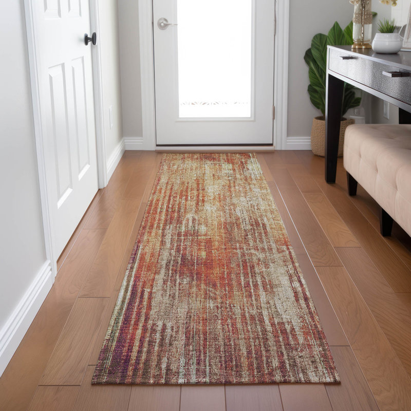 Tapis intérieur / extérieur Fayme, Tapis de couloir 2 pi 3 po x 7 pi 6 po
