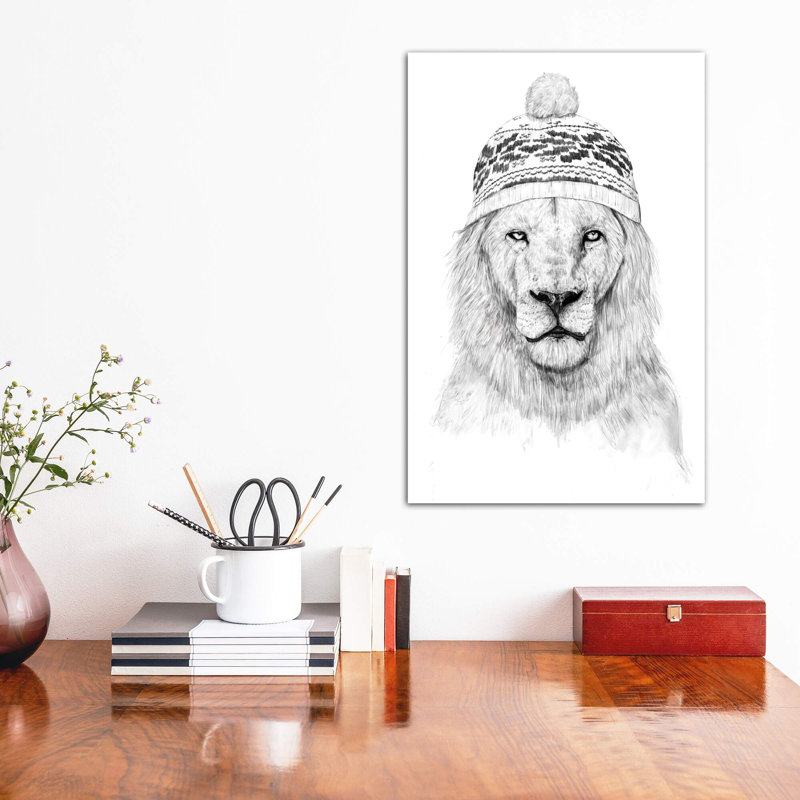 « winter is prochains ii » par balazs solti-print, H 48 po x l 32 po x P 1,5 po, Toile tendue