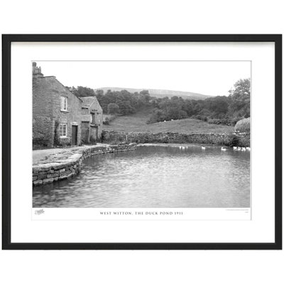 West Witton, The Duck Pond 1911 by Francis Frith - Single Picture Frame Print