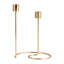 Porte-bougie décoratif avec base sculpturale tourbillon-89117371