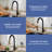 Pull Down Single Handle Kitchen Faucet with 3-Modes Advanced Spray-82373883