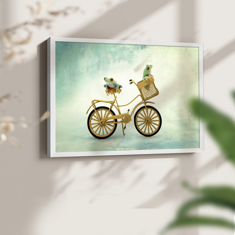 Hanging On X -Framed Print - Restickable, H 22 po x l 28 po, Blanc