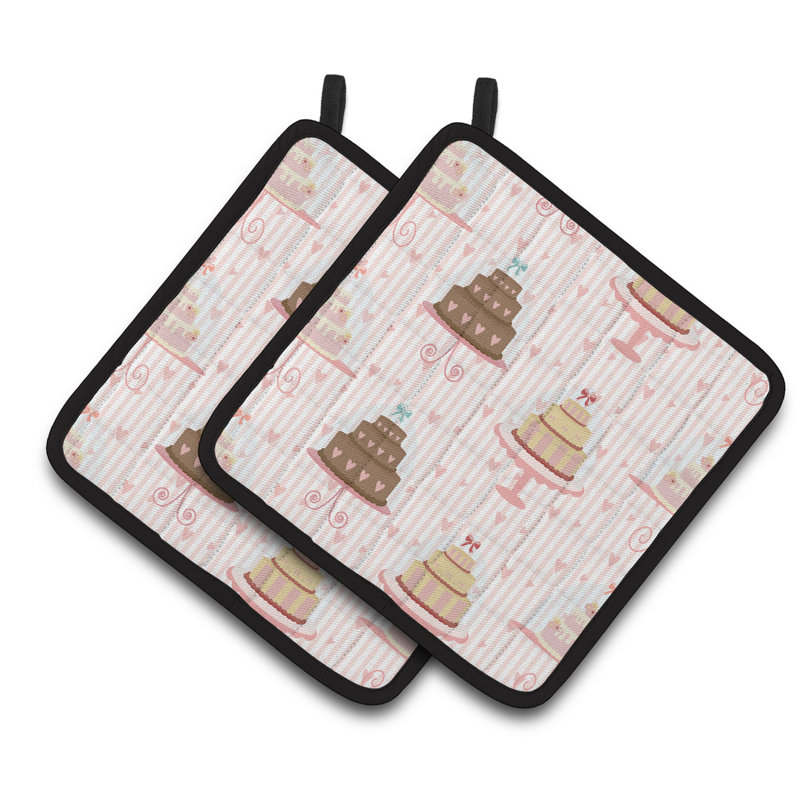 Cuisinier poignée à gâteaux décorées de trésors caroline