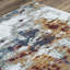 Tapis crème / bleu Paver-663370115