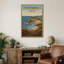 Llyn Peninsula, Wales - Romantic Coastal Escape Travel Poster. Giclee Print On Wrapped Canvas. Wall Art, Home Decor - Regions & Scenic Areas, Wales - Wrapped Canvas Print-1831148559