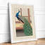 Peacock In Repose Art Deco - Print-1365898651-1365898652