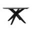  53.15" Teak Solid Wood Patio Dining Table-1946920875