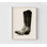 Reproduction d'affiche de bottes en cuir faites à la main, art mural de bottes rustiques, bottes de cow-boy noires, affiche de bureau de ranch