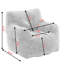 Fauteuil à billes 39,37 po Almon-866971395