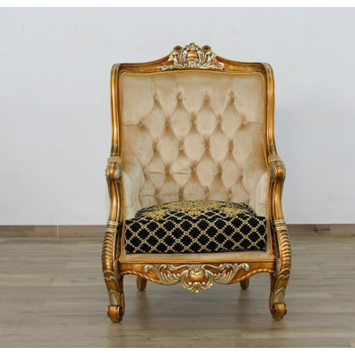 Saltz Upholstered Wingback Chair