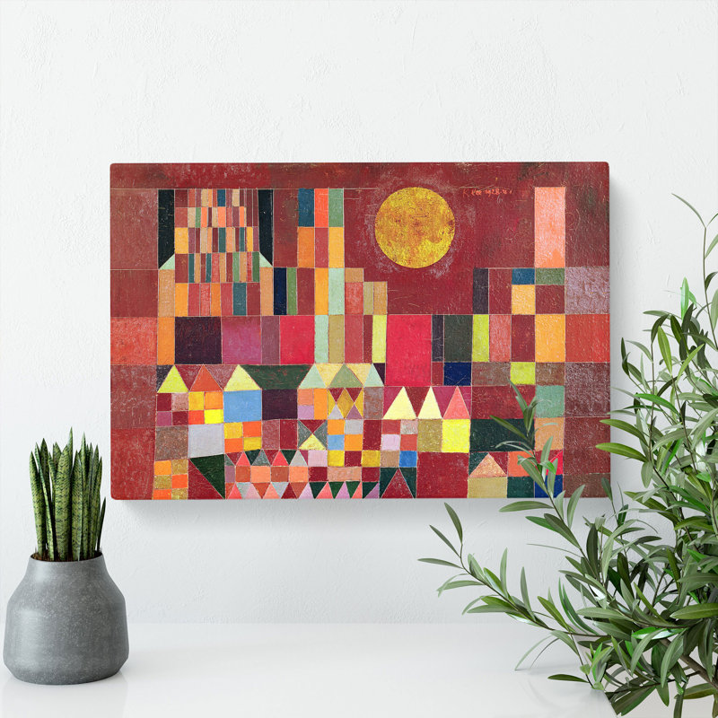 Slot Og Sol by Paul Klee - Wrapped Canvas, 35cm H x 50cm W x 3cm D