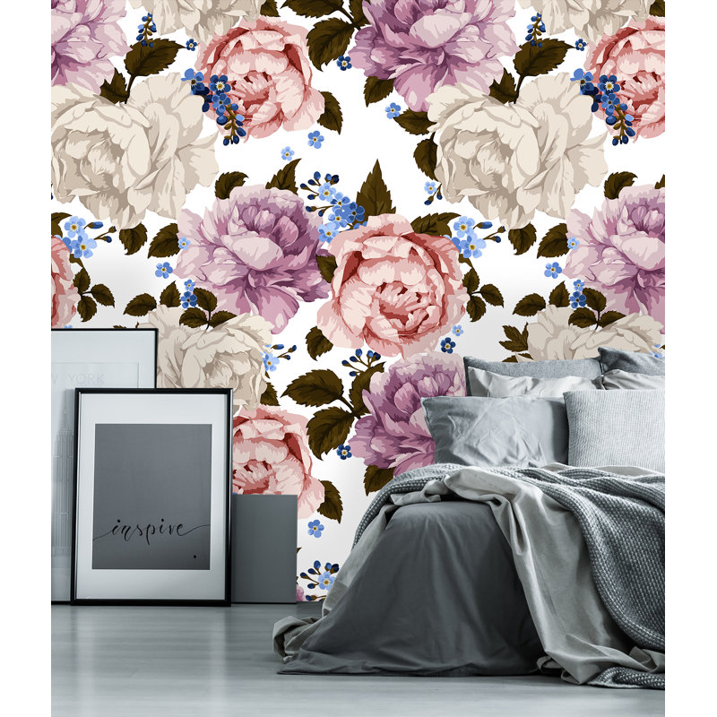 Develin Peel & Stick Floral Roll