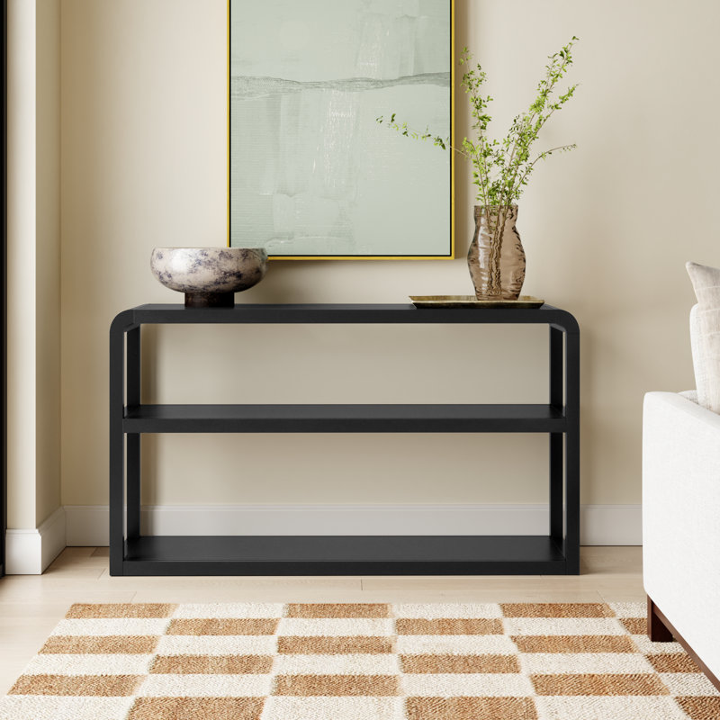 Chauncey 53" Console Table, Black
