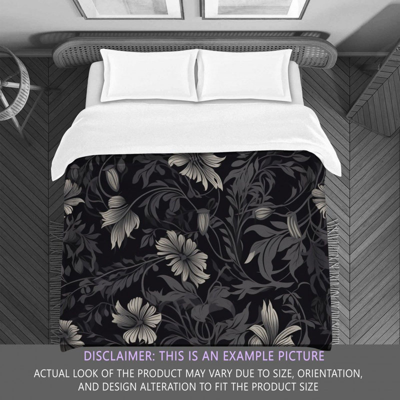Brittania Polyester Floral Comforter, Queen Comforter