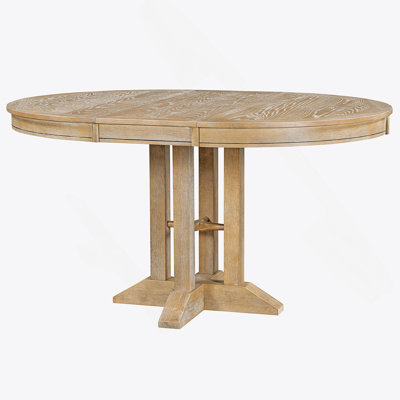 Dining Table, Extendable Round Table For Kitchen And Dining Room