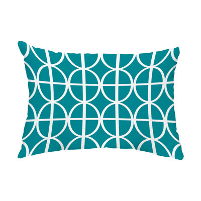  Housse de coussin rectangulaire rectangulaire et insert Ovals and Stripes