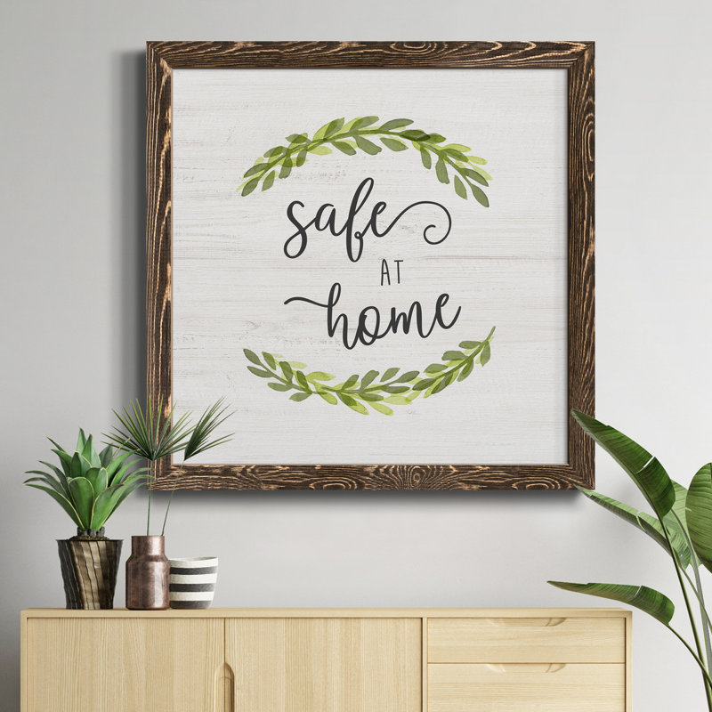 Country Charmer - Peinture sur toile encadrée, H 27,5 po x l 27,5 po x P 1,5 po, Cadre noyer