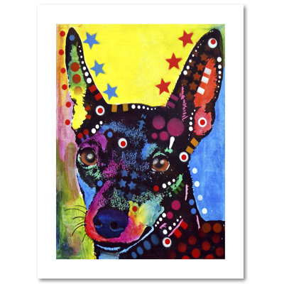 « miniature pinscher » par reproduction d’art sur papier