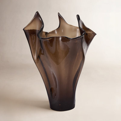 Peaked Glass Vase 16"x 21.5"