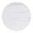 23.6" Round MDF Sprayed With UV Paint Countertop,Marble Texture,  Stainless Steel Edging, Metal Table Legs, Modern Light Luxury Edge Coffee Table.-695218100