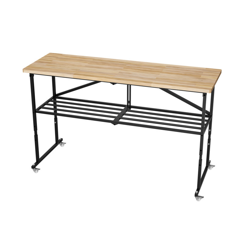 Établi pliable robuste avec bloc de travail Smartfold