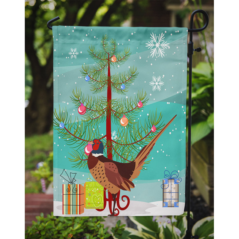 Drapeau de jardin en polyester 15 x 11 po Silloth