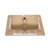 28" X 19" White Rectangular Single Vanity Top With 1 Faucet Hole And Overflow(Sink Only)
