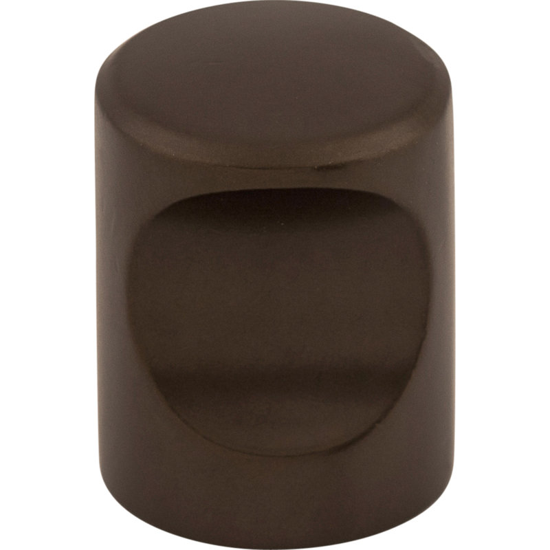 Indent 3/4" Diameter Round Knob, Oiled Rubbed Bronze