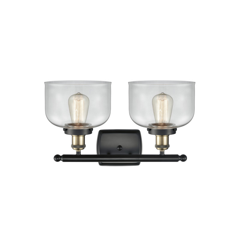 2 - Light Dimmable LED Bath Bar, Black Antique Brass
